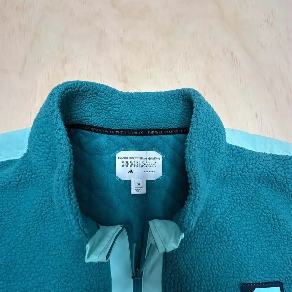 Adidas Adicross Padded Fleece 1/4 Zip Jacket Arctic Fusion
